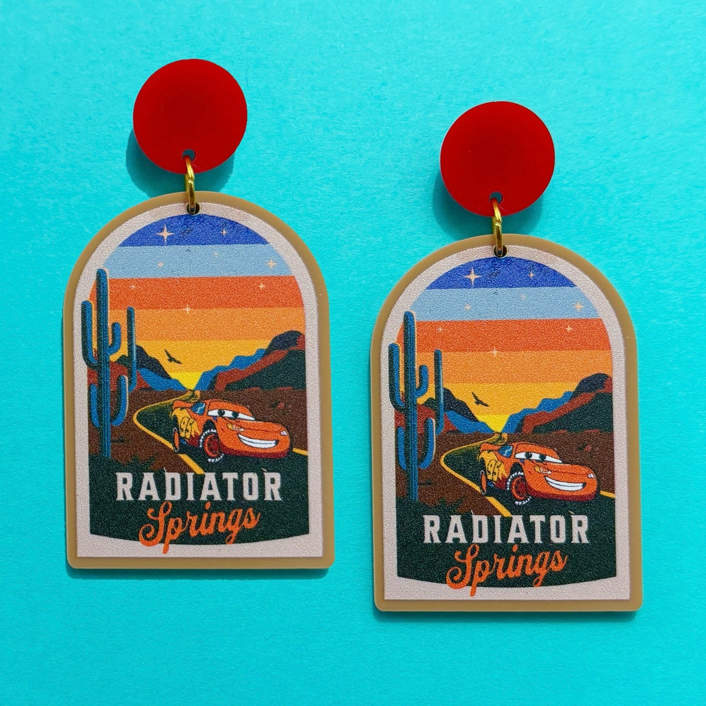 Radiator Springs Drop Earrings