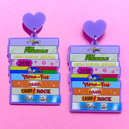 2000s Mouse TV Stack Drop Earrings