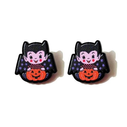Vintage Vampire Cutie Post Earrings