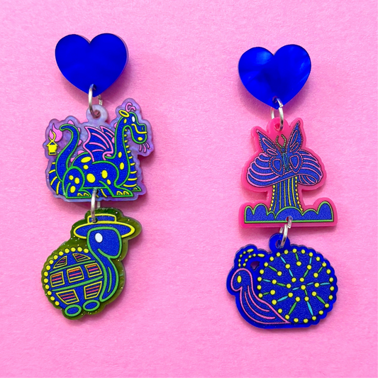 Electrical Parade Tiered Drop Earrings