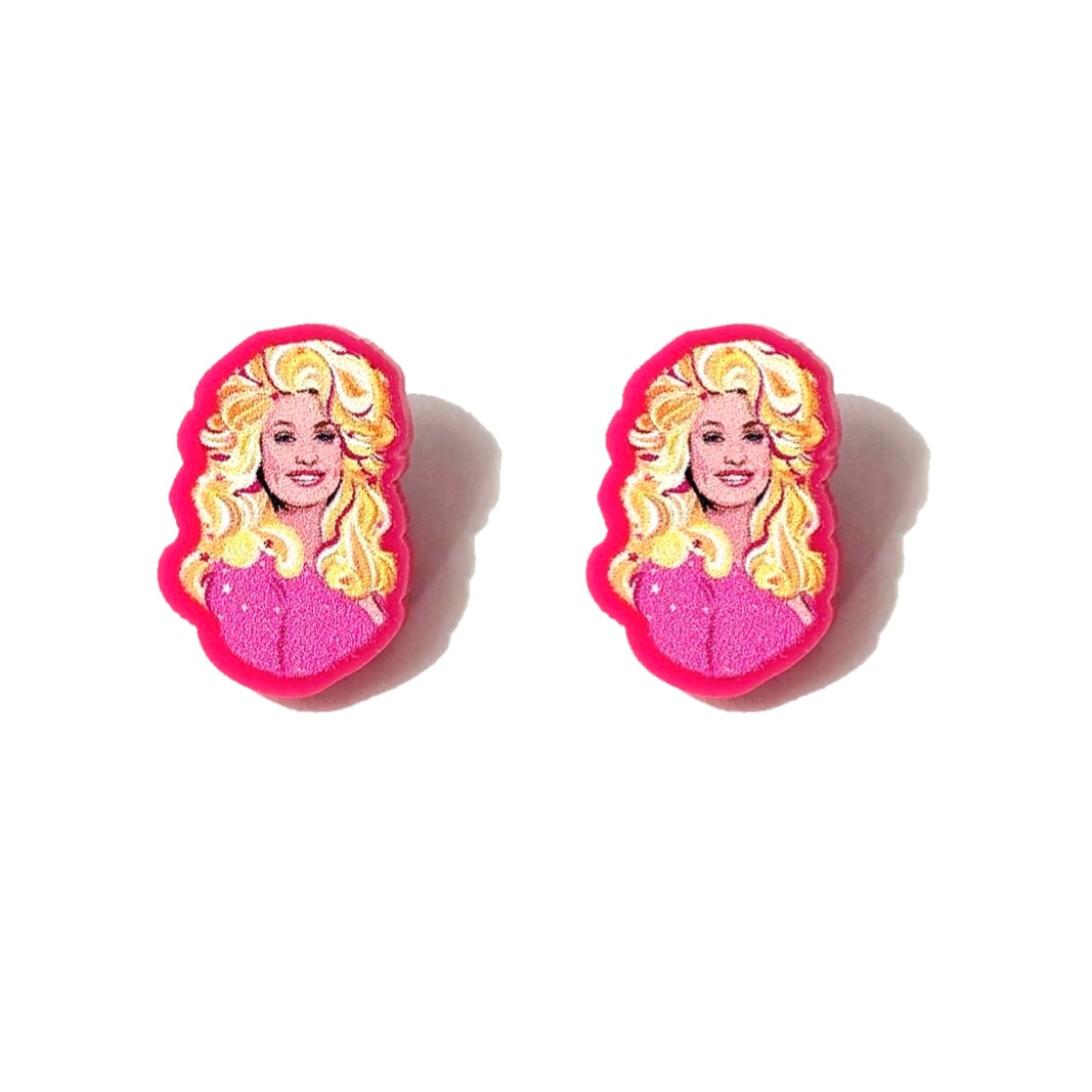 Dolly Pink Post Earrings