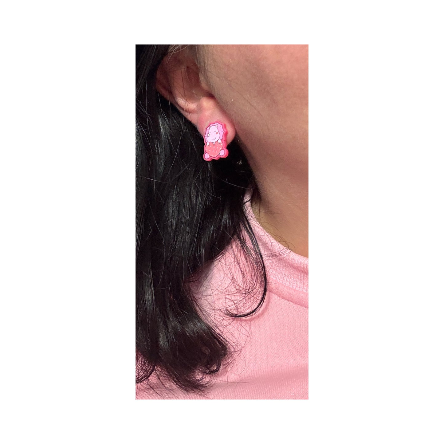Sweetheart Dino’s Post Earrings