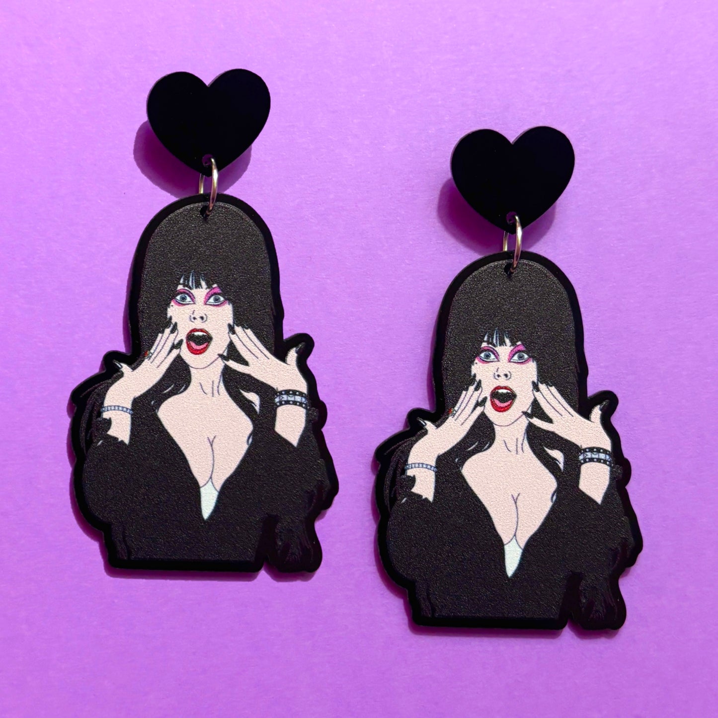 Mistress of The Dark Drop Earrings