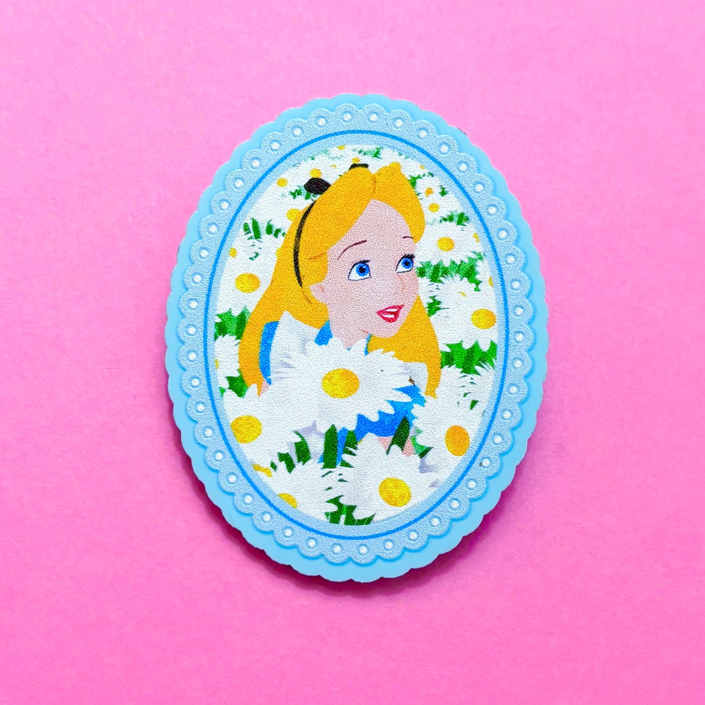 Alice Floral Cameo Pin