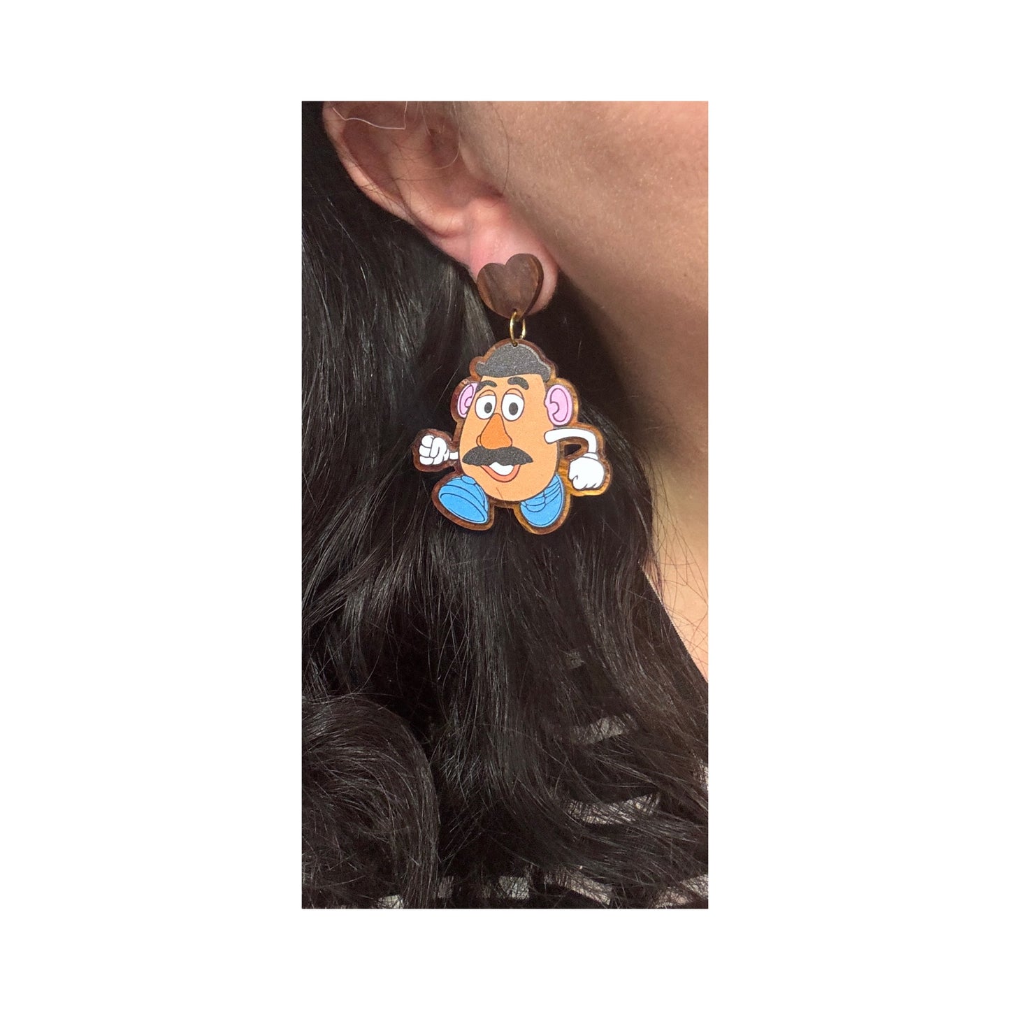 Potato Couple Drop Earrings