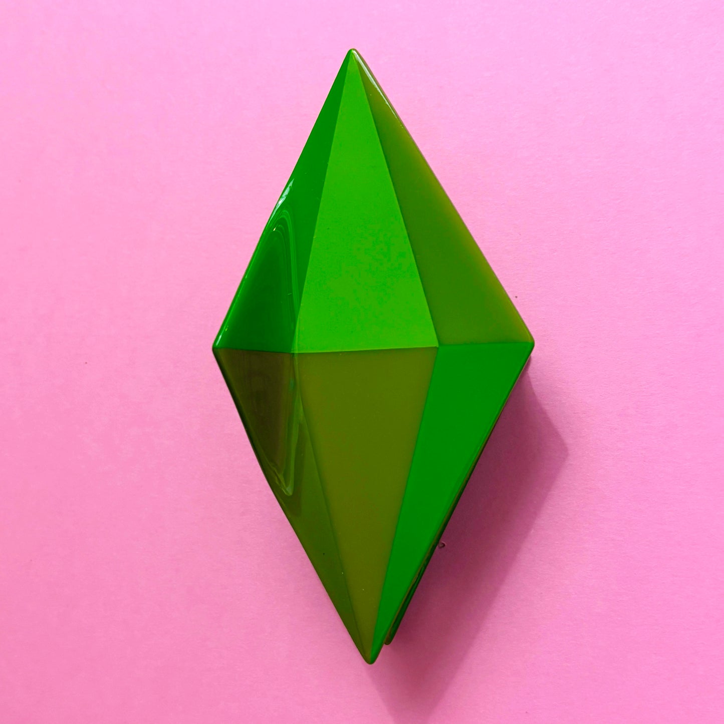 Plumbob Claw Clip - Dark Green Large