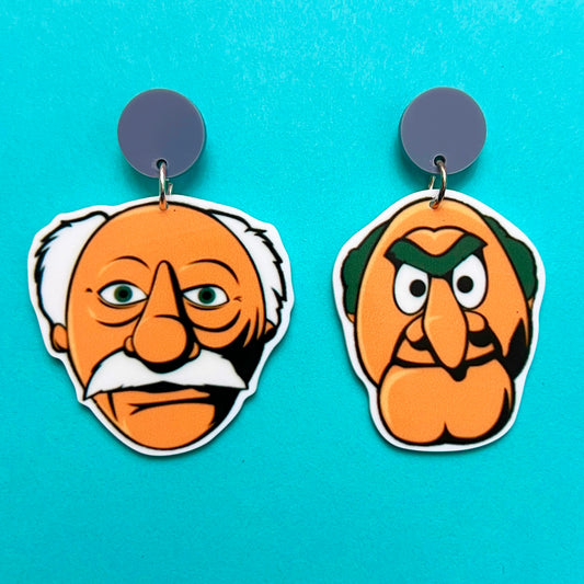 Statler & Waldorf Drop Earrings