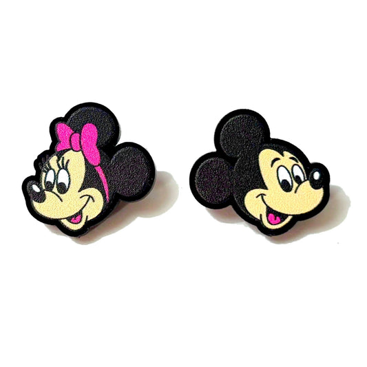 70s Mouse Couple Post Earrings