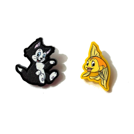 Figaro and Cleo Post Earrings