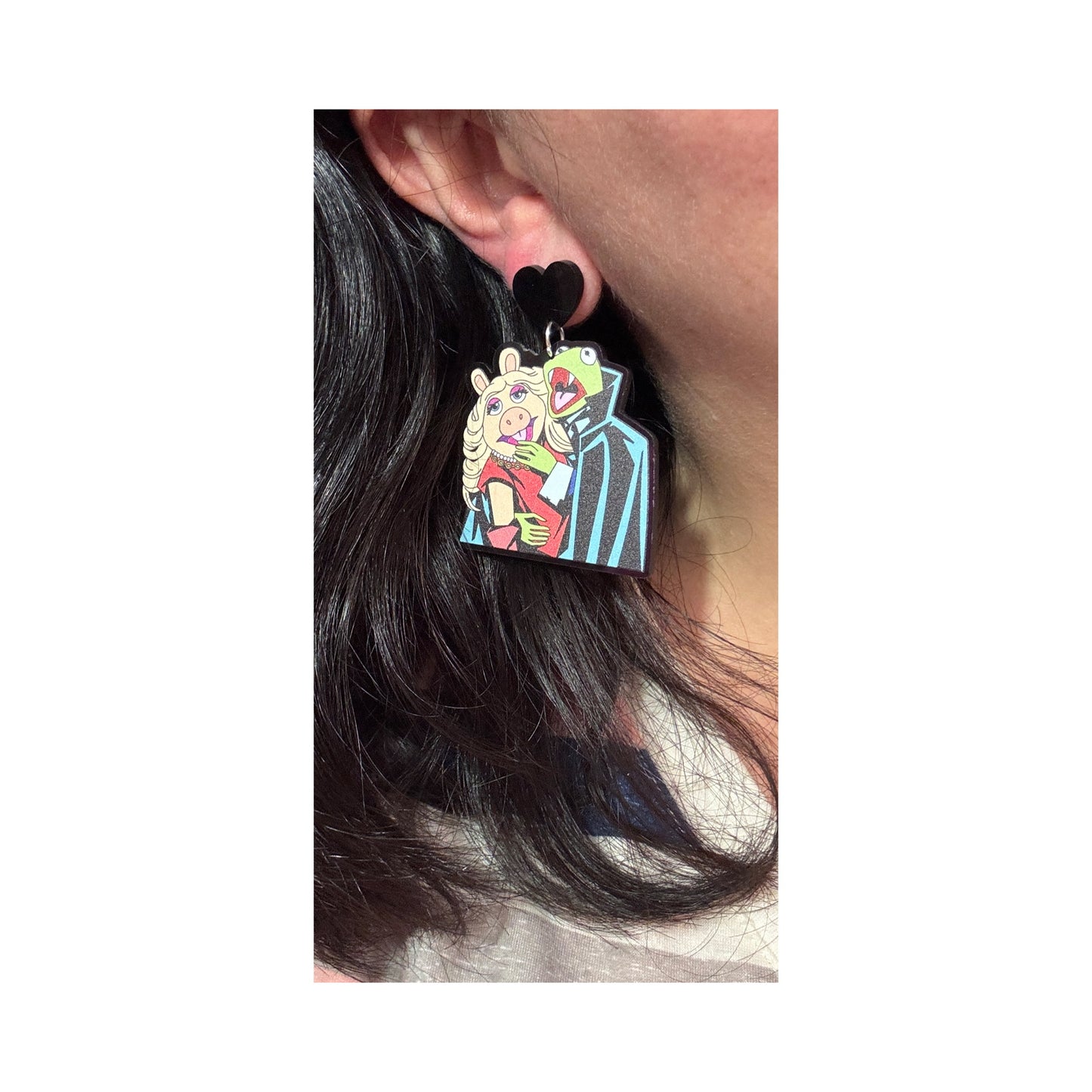 Fangtastic Puppet Love Drop Earrings