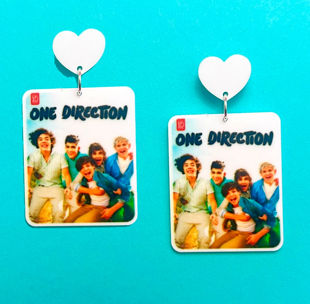 One Direction Drop Earrings