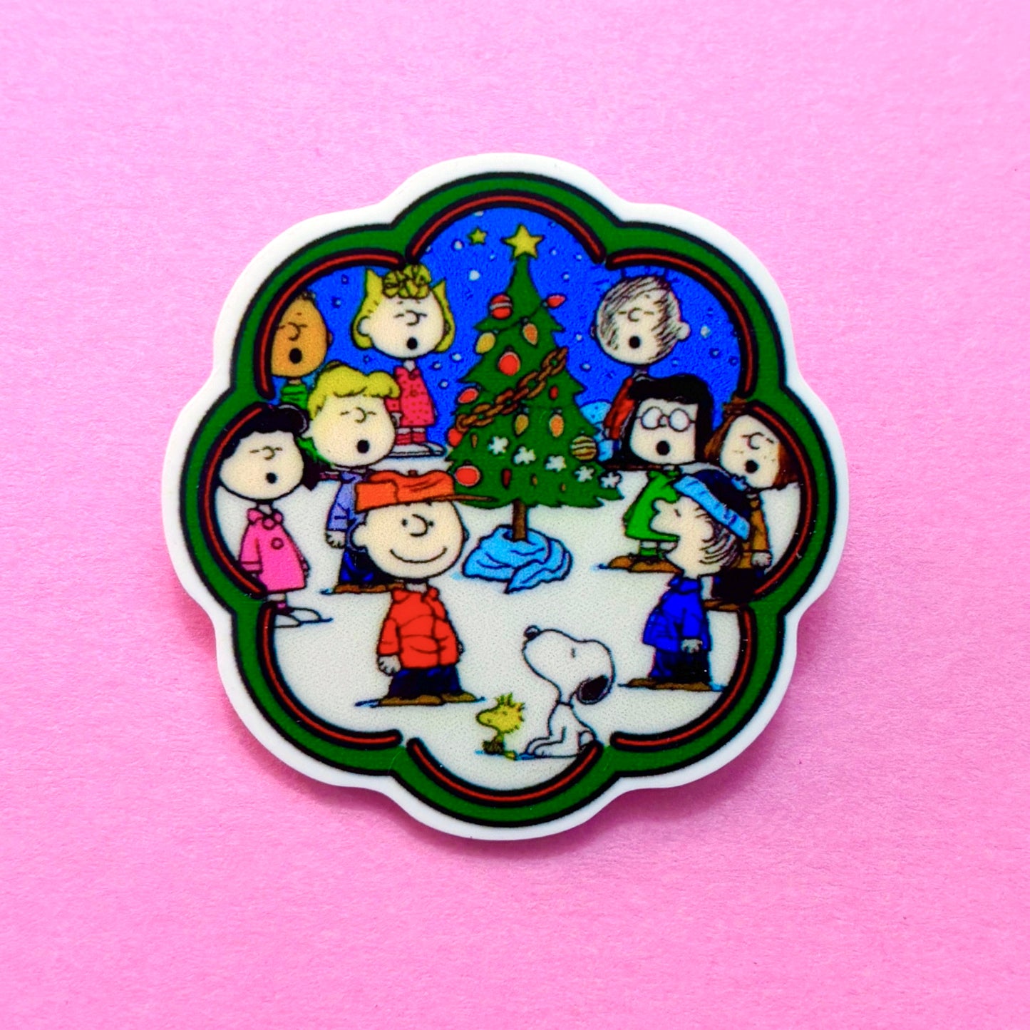 Peanuts Christmas Pin