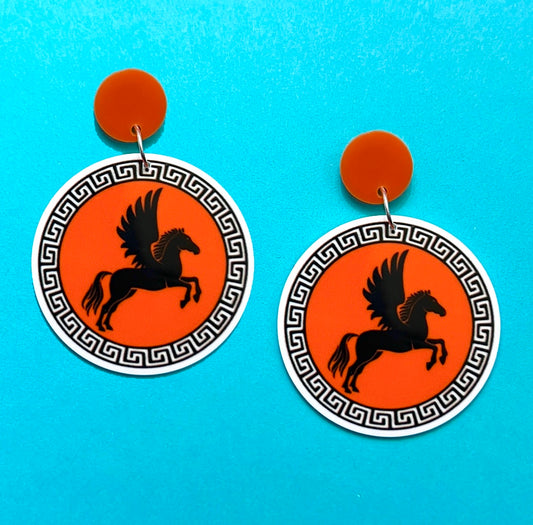 Camp Halfblood Percy Jackson Drop Earrings