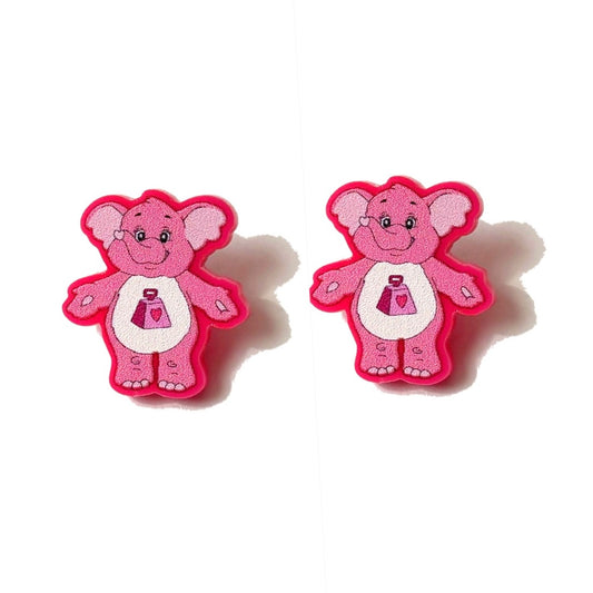 Sweetheart Rainbow Elephant Post Earrings