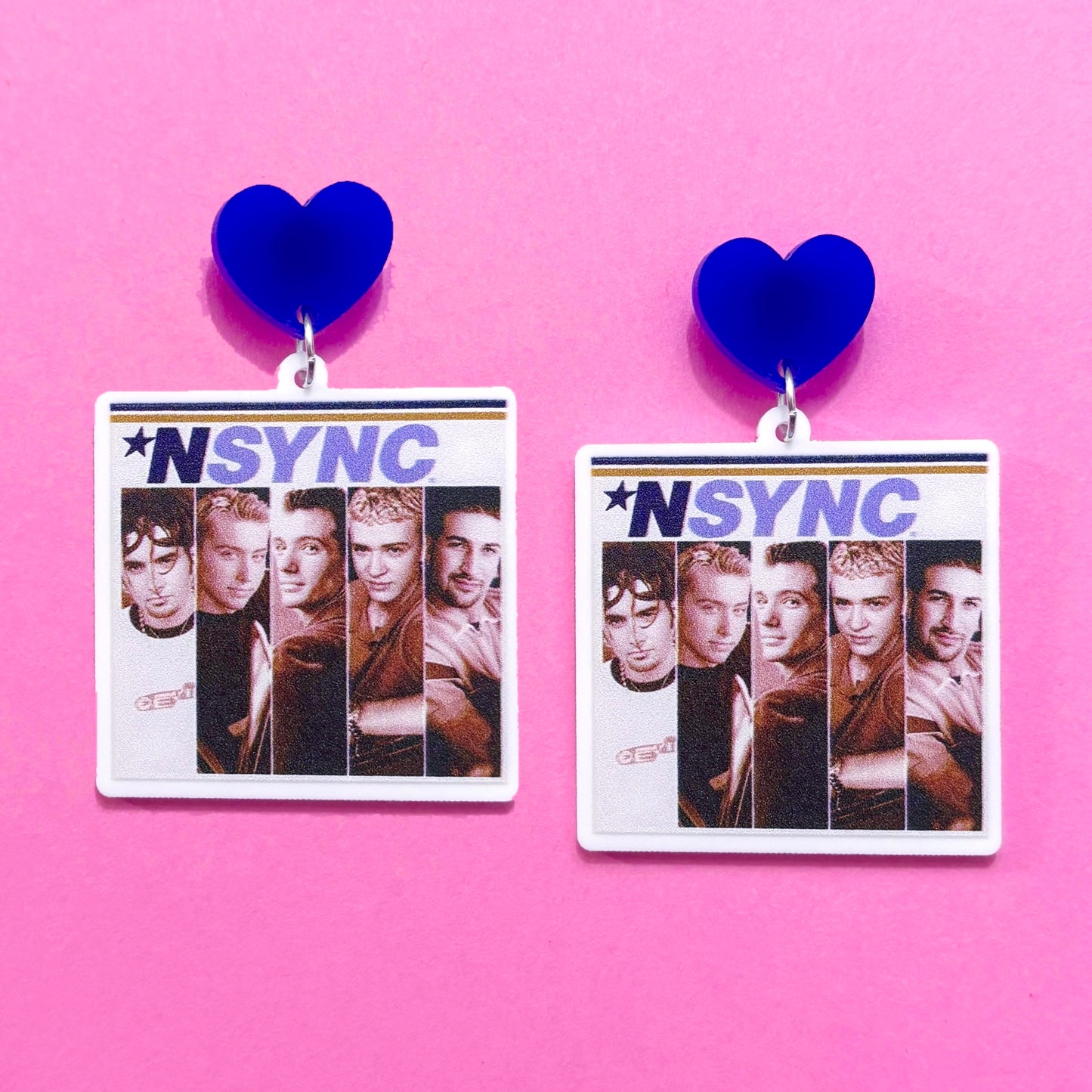 Nsync Album Drop Earrings