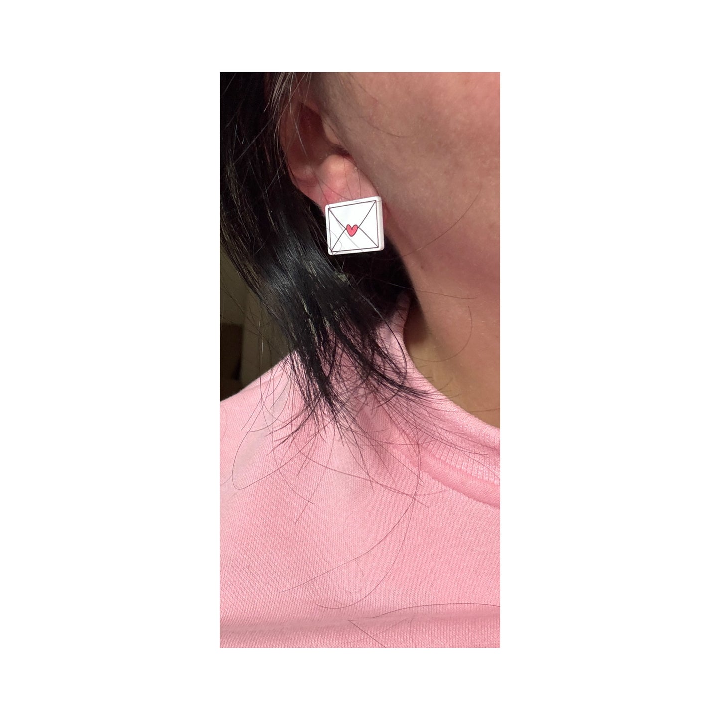Valentine Envelope Post Earrings
