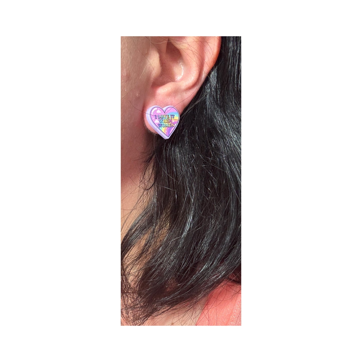 I Love It When Women Post Earrings