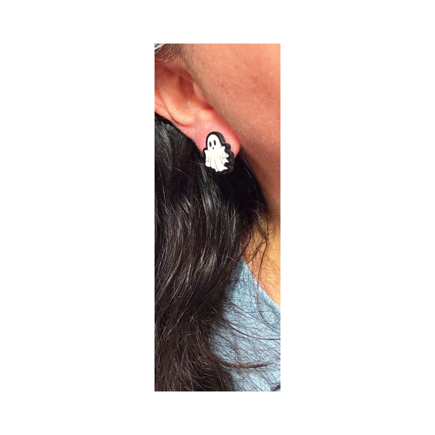 Cutie Ghost Post Earrings