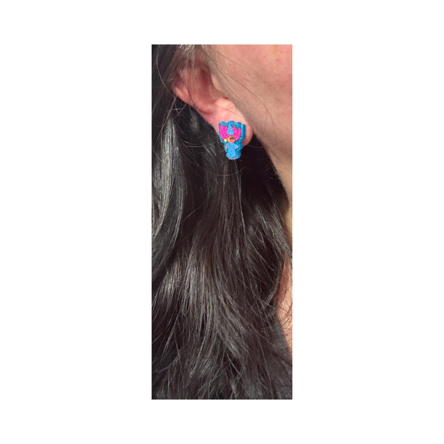 Wizard Troll Post Earrings