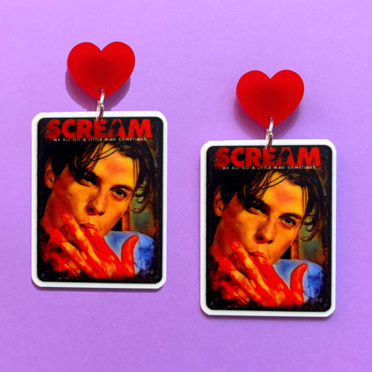 Billy Scream Drop Earrings