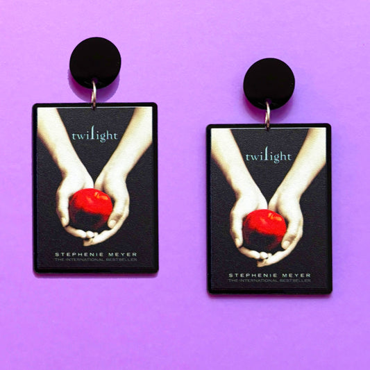 Twilight Book Drop Earrings