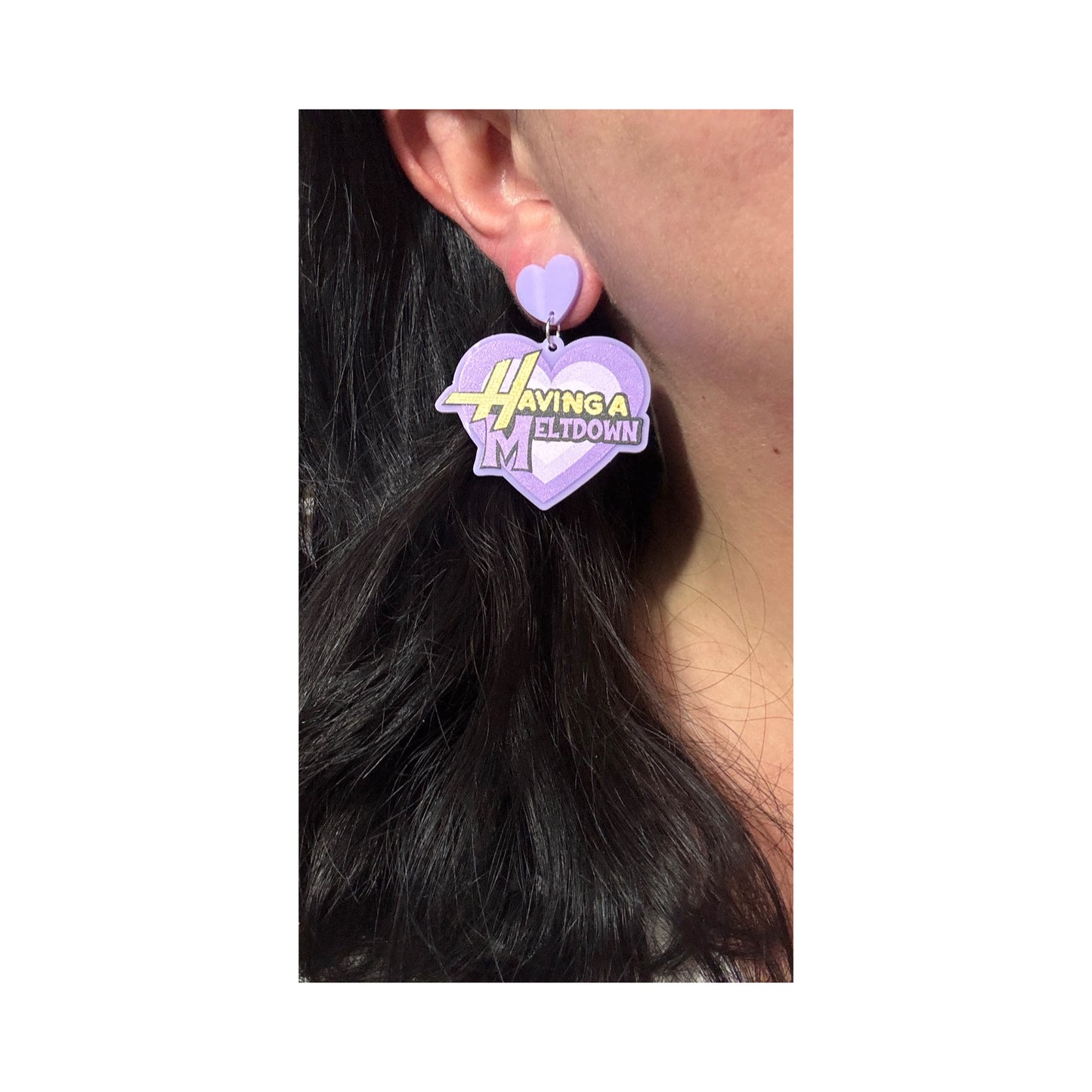 Having A Meltdown Drop Earrings