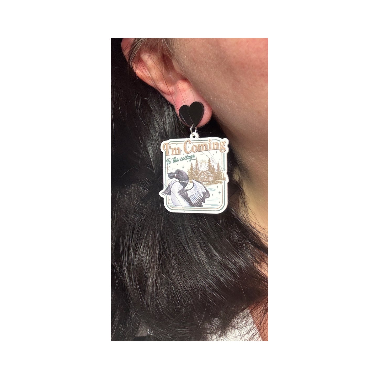 I’m Coming to the Cottage Drop Earrings