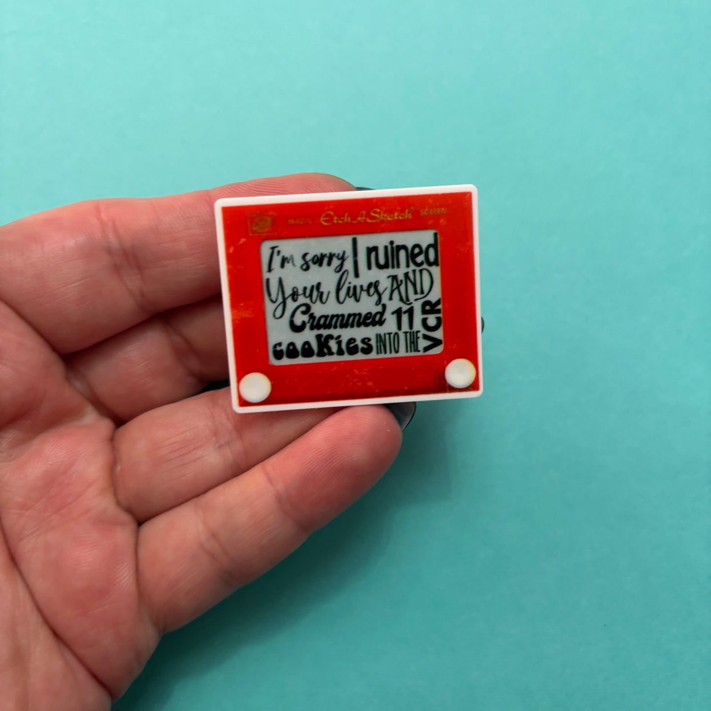 Elf Etch-A-Sketch Pin