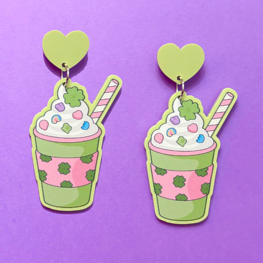Shamrock Shake Drop Earrings