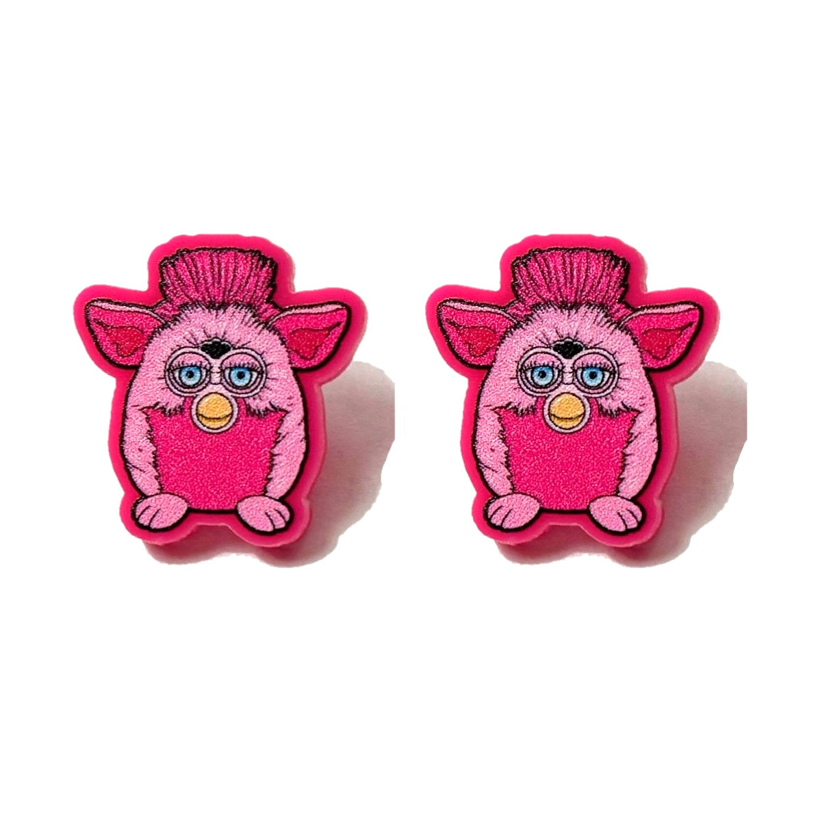 90s Furbaby Post Earrings