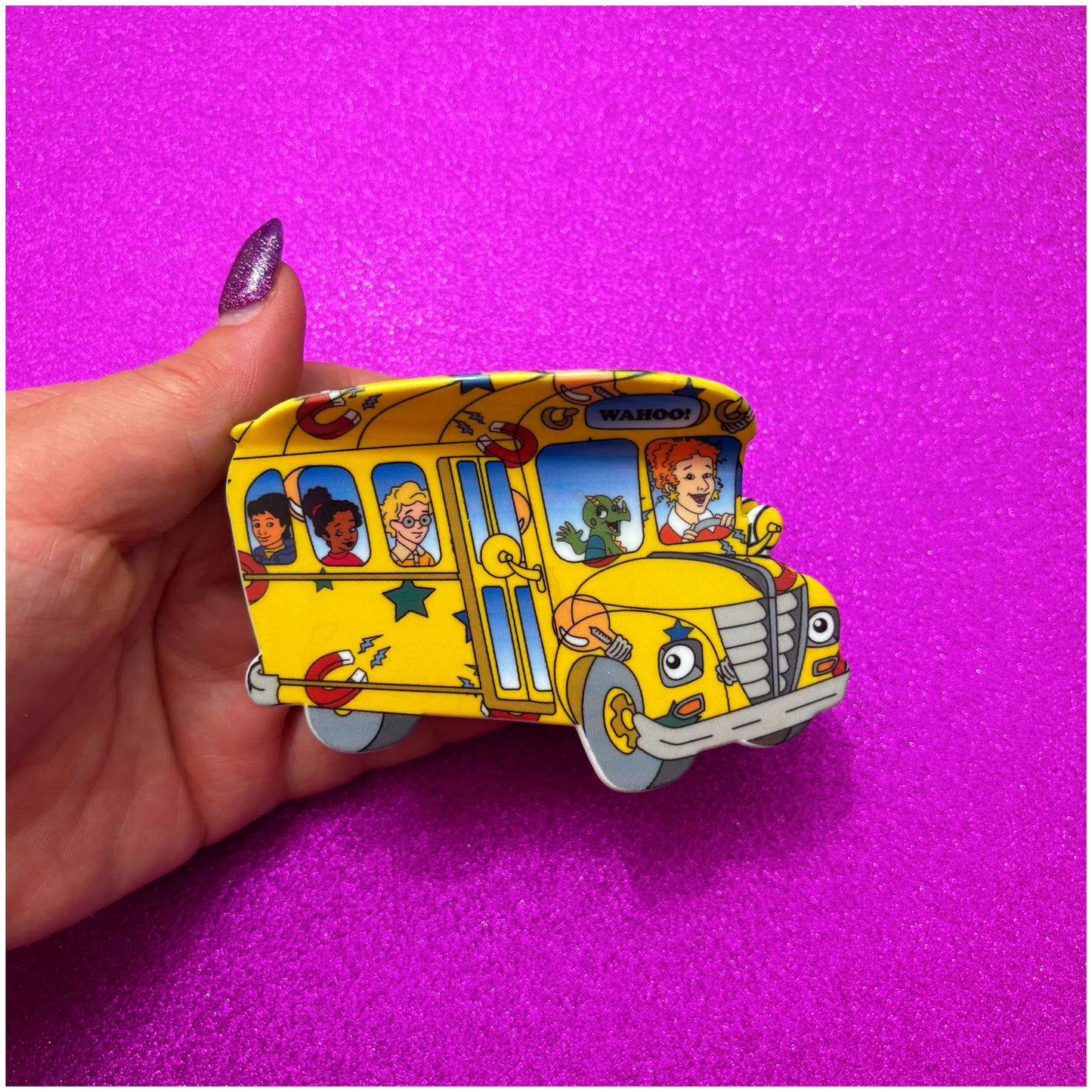 Magic School Bus Claw Clip