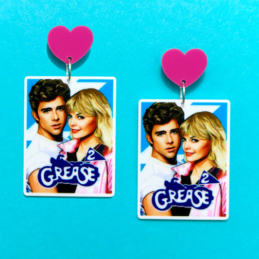 Grease 2 Drop Earrings