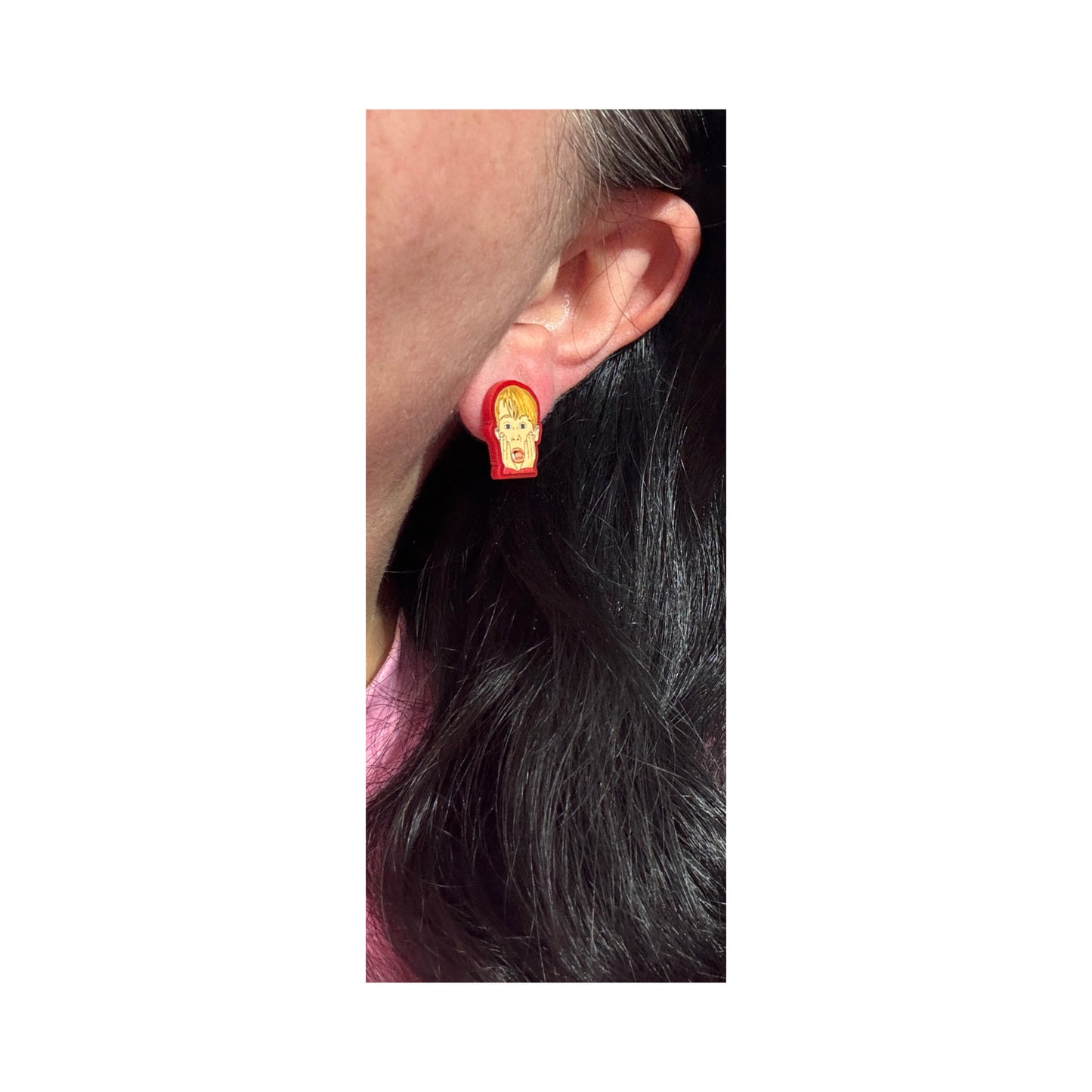 Kevin Home Alone Post Earrings