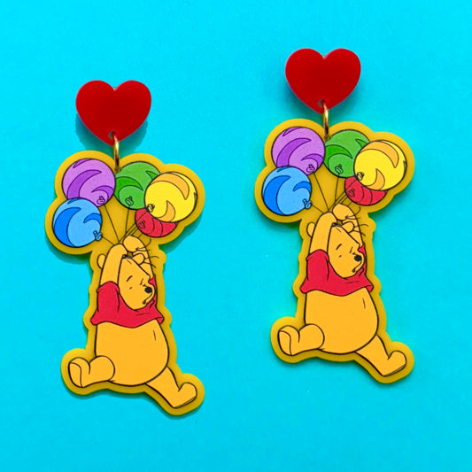 Balloon Bear Drop Earrings