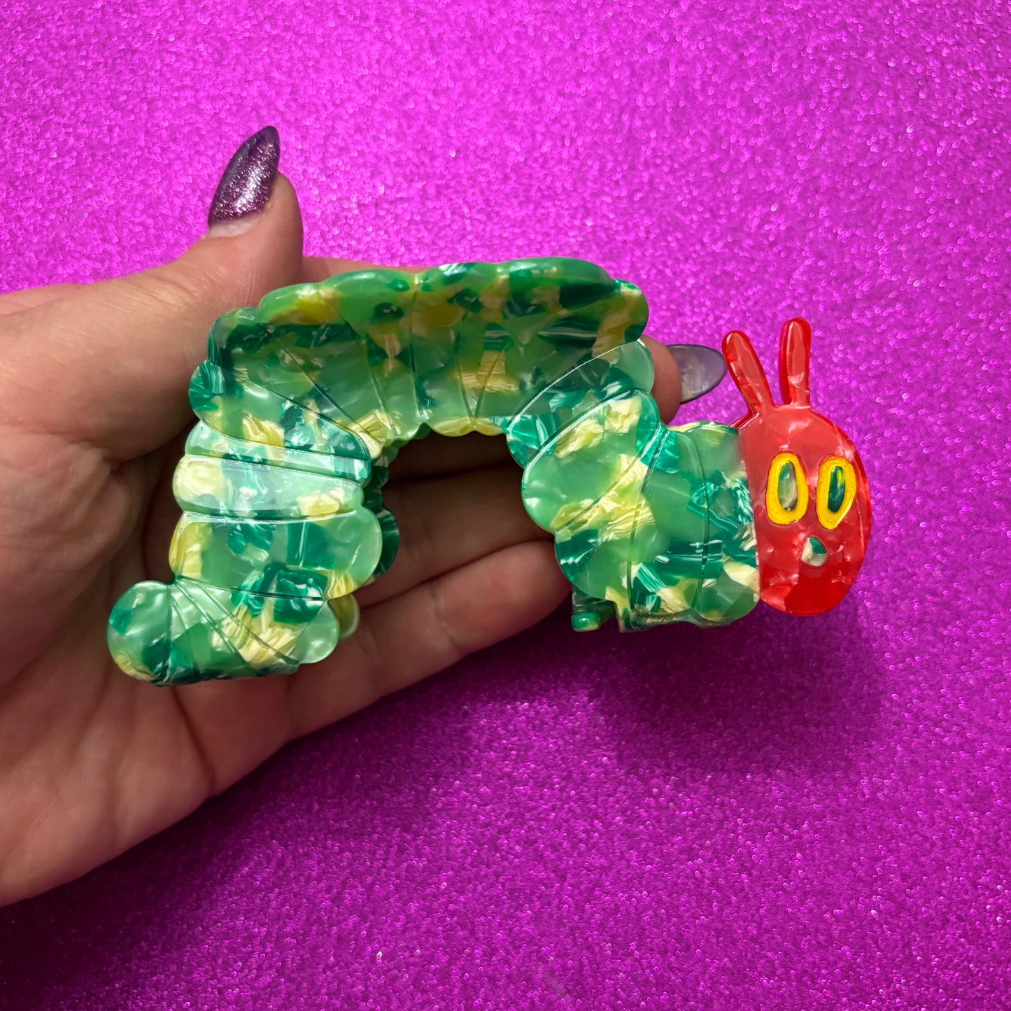 Hungry Caterpillar Claw Clip