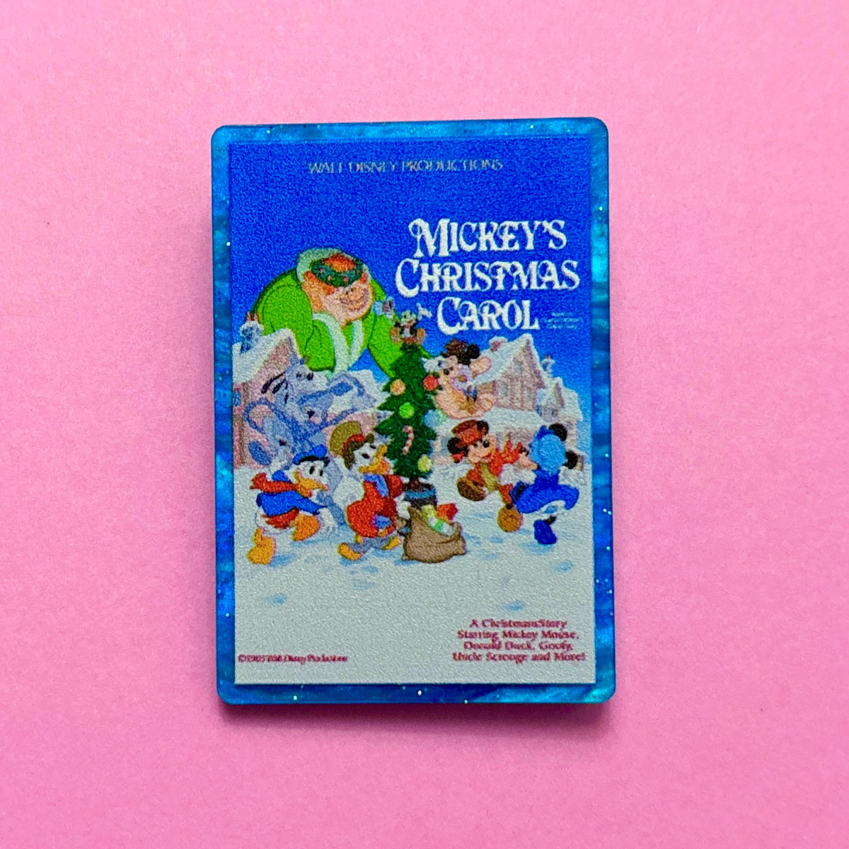 Mouse Christmas Carol Pin
