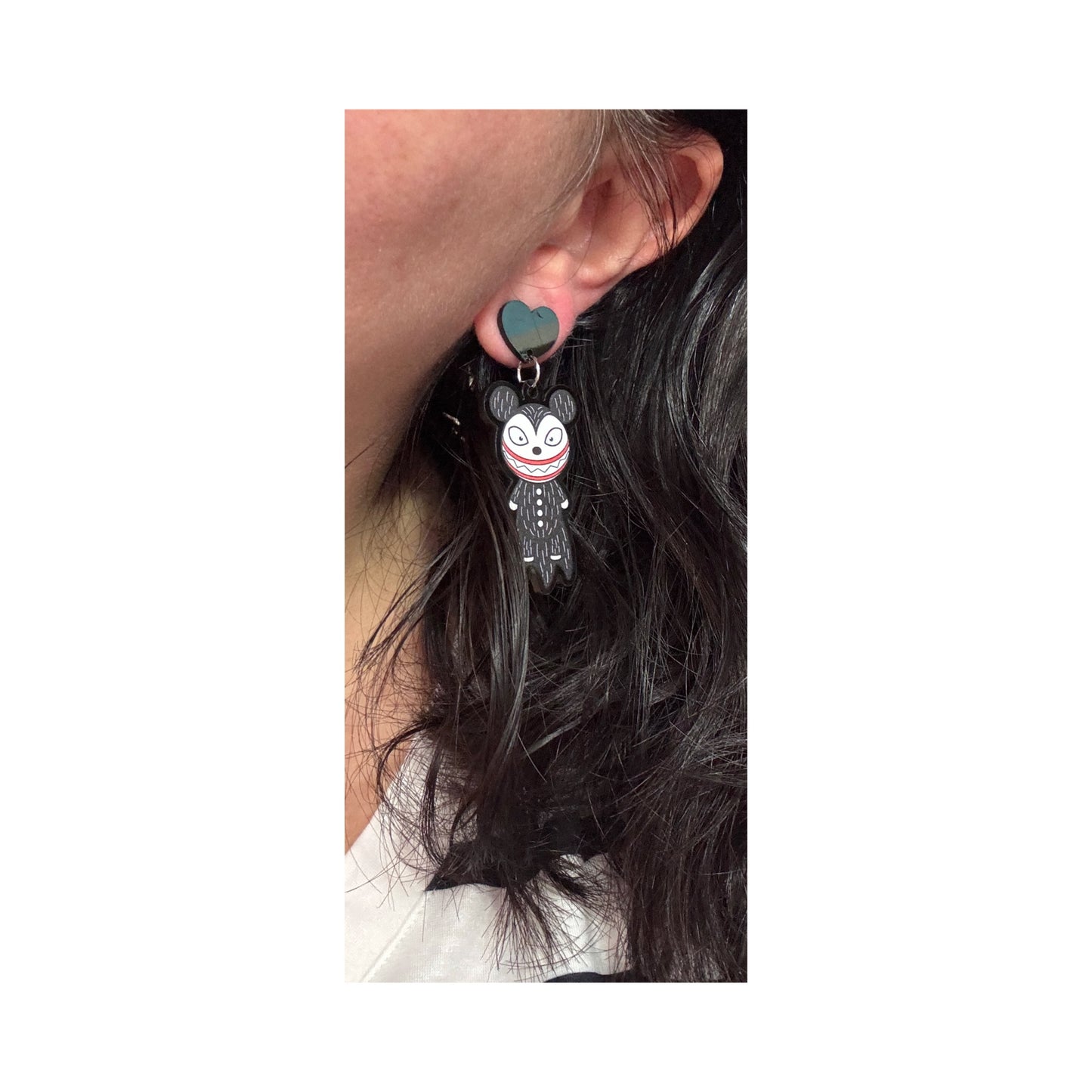 Scary Teddy Drop Earrings