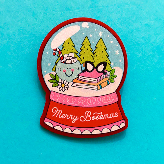 Bookmas Globe Pin