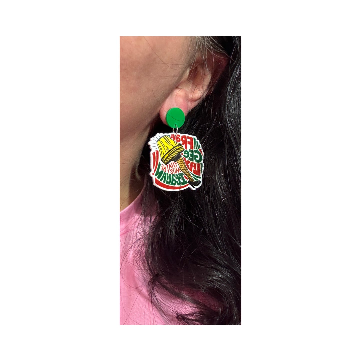 Frageelay Christmas Story Drop Earrings
