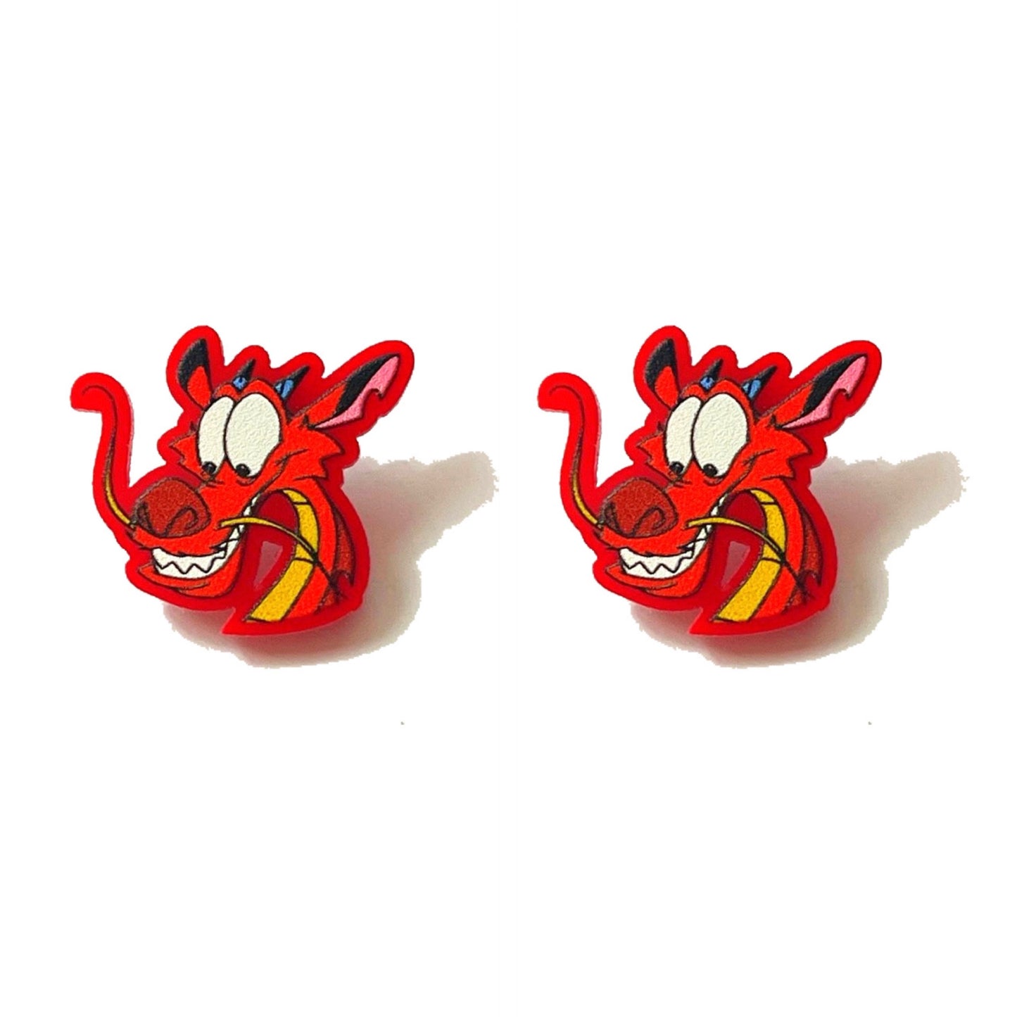Mushu Post Earrings