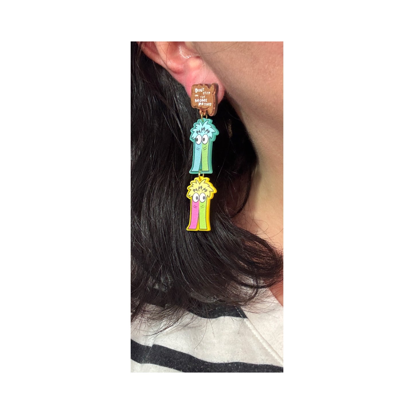 Mome Raths Tiered Drop Earrings