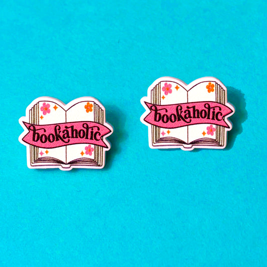 Bookaholic Post Earrings