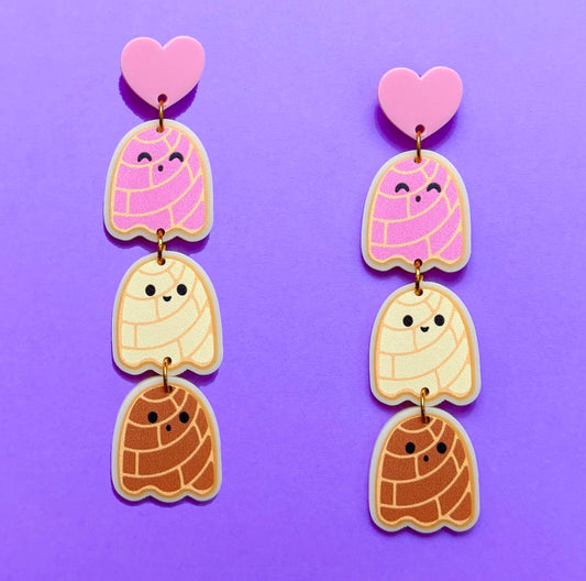 Concha Ghosts Tiered Drop Earrings