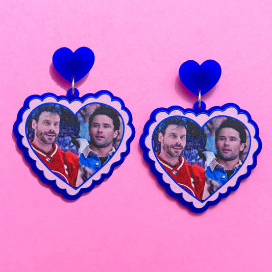 Scott & Kip Heart Drop Earrings