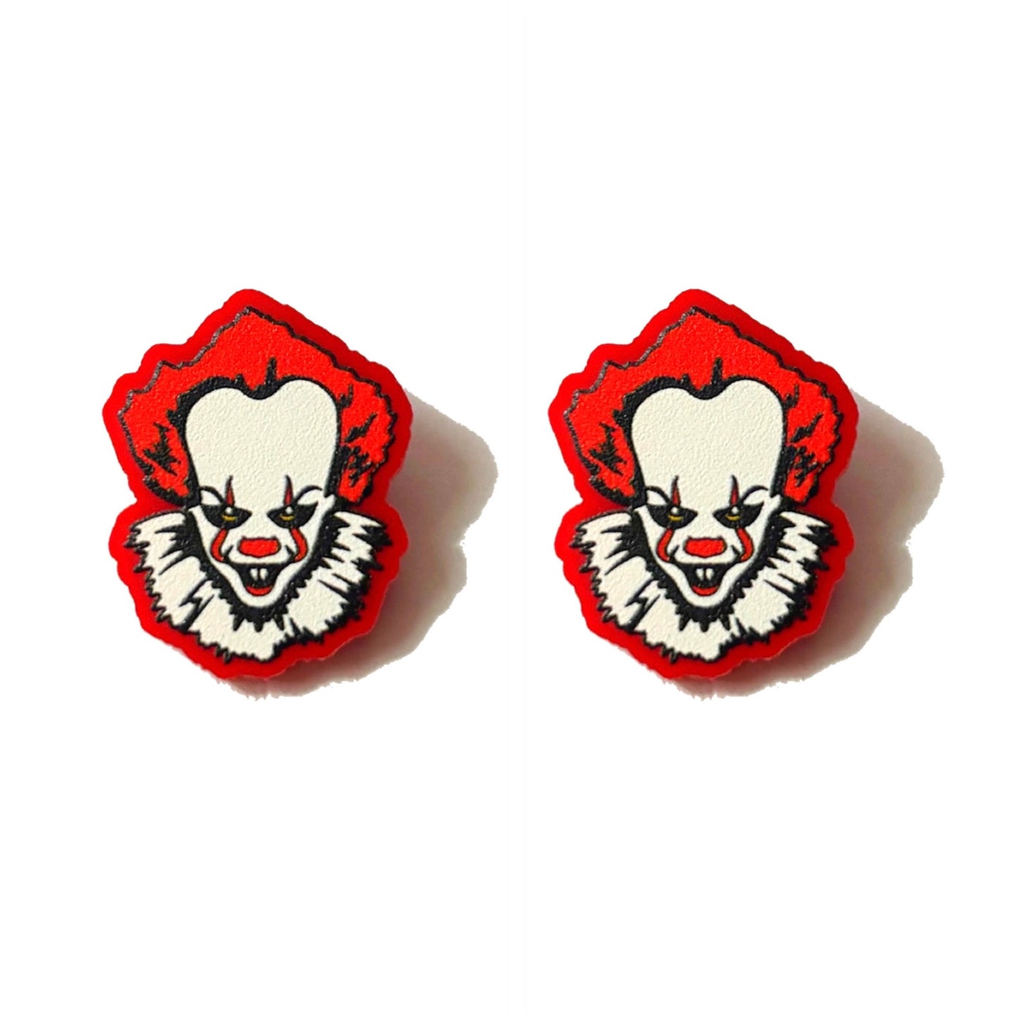 Pennywise Acrylic Post Earrings