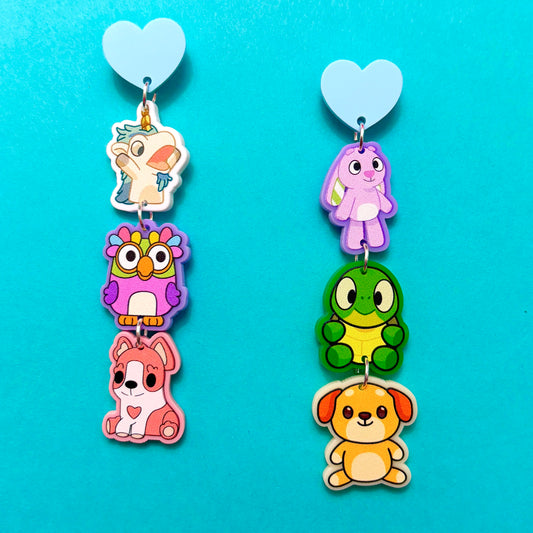Heeler Toys Tiered Drop Earrings