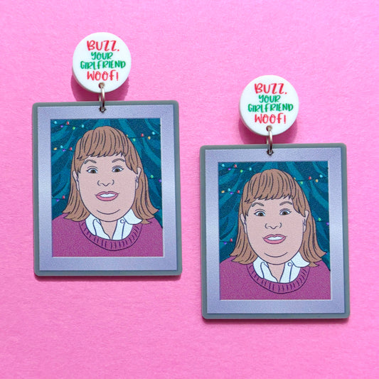 Buzz Your Girlfriend, Woof! Drop Earrings