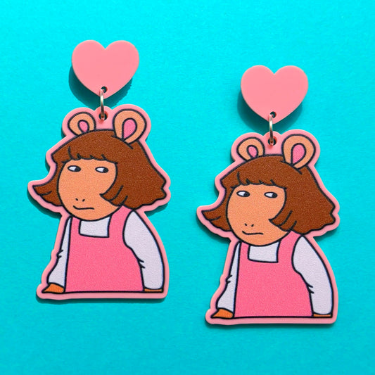 Side Eye Queen Drop Earrings