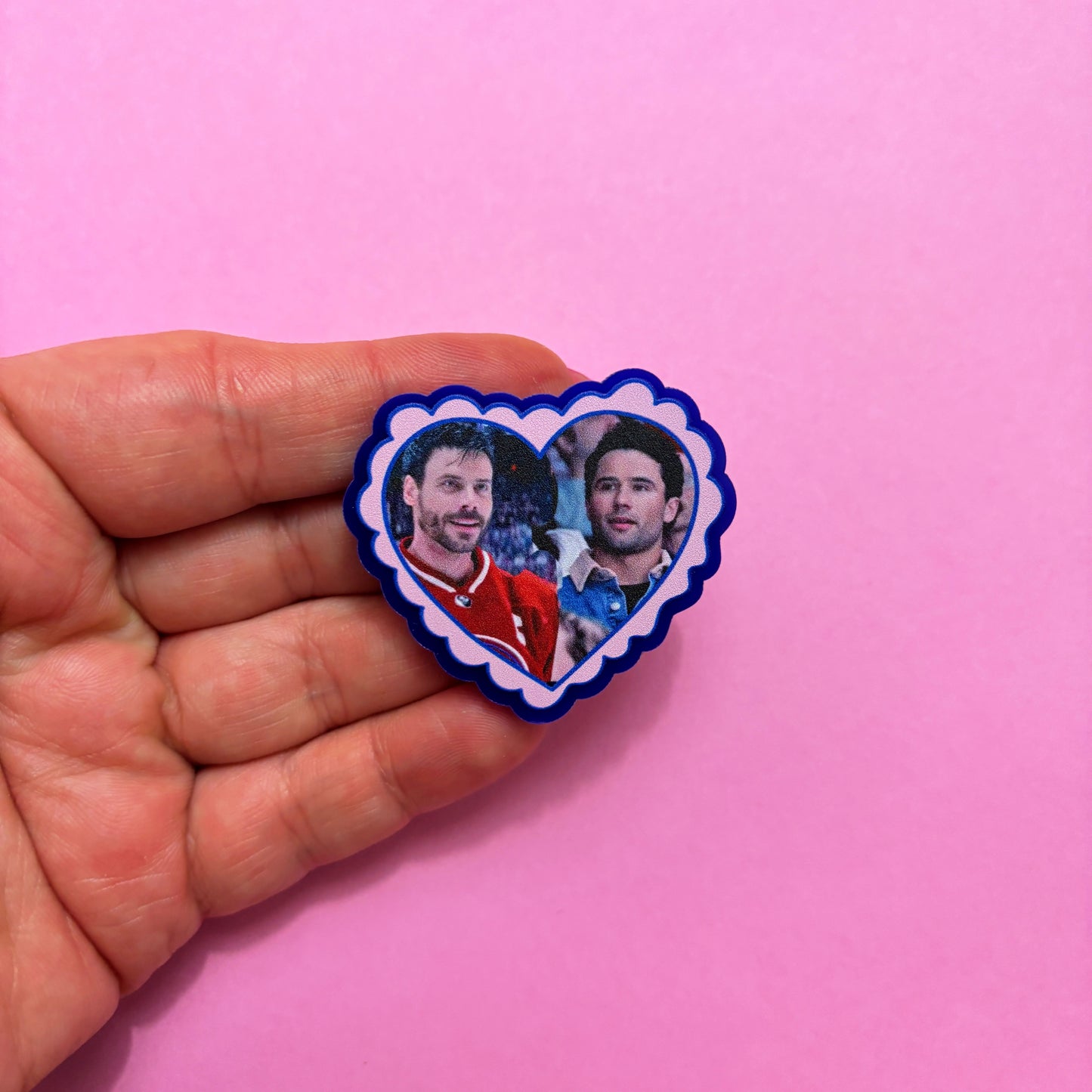 Scott & Kip Heart Pin