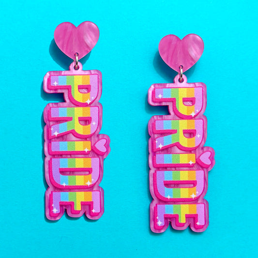 Pastel Pride Drop Earrings